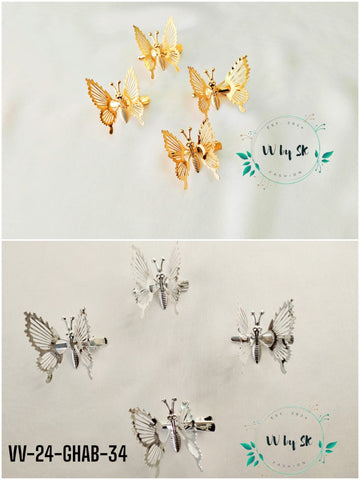 Glam Hair Accessories Butterfly Pins | VV-24-GHAB-34