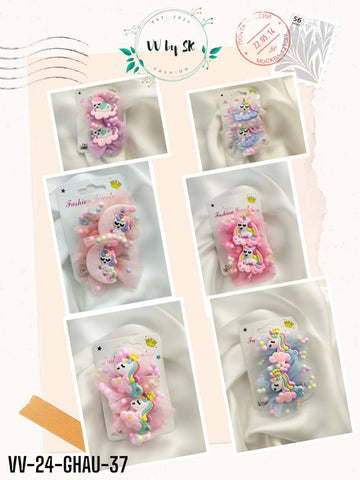 Glam Hair Accessories Unicorn Beads Pins | VV-24-GHAU-37