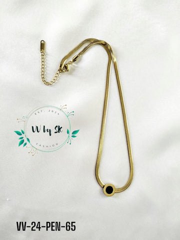 Roman Numerals Stainless Steel Pendant | VV-24-PEN-65 & VV-24-PEN-66