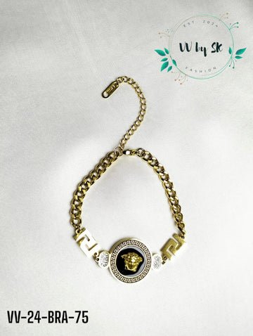 Versace-Inspired Stainless Steel Bracelet | VV-24-BRA-75