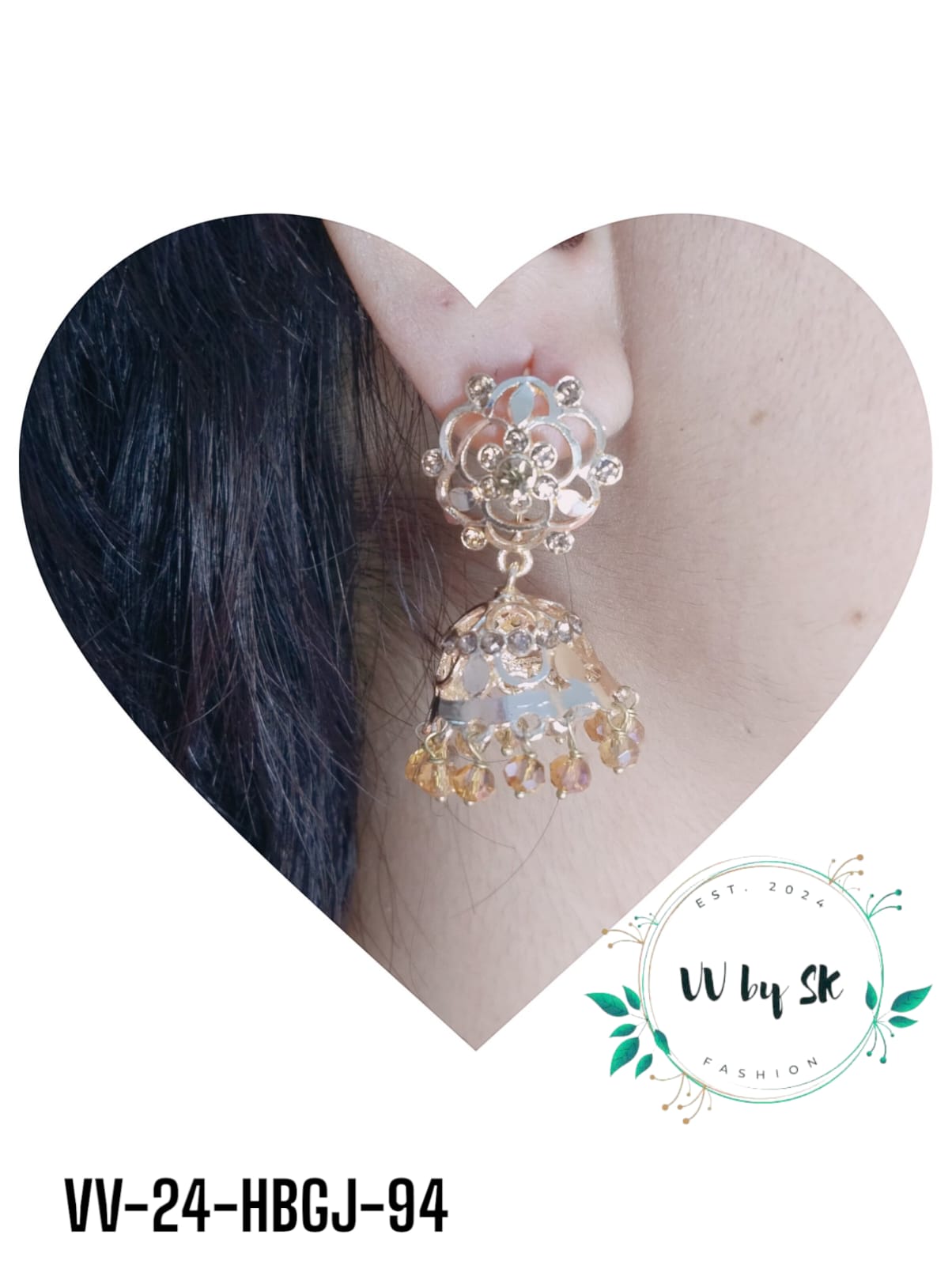 Heritage Bling Jhumka | VV-24-HBGJ-94