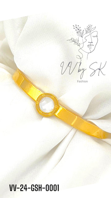 Gold Sunshine Handcuff with Single Stone CARTIER| VV-24-GSH-0001