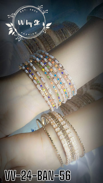 Rainbow Bliss Bangles for Girls | VV-24-BAN-56