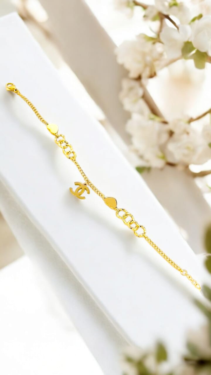 Gold Sunshine Bracelets - Chanel Adjustable | VV-24-BRA-0010