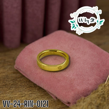 Versace-Inspired Stainless Steel Ring | VV-24-RIN-0121