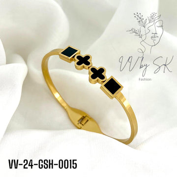 Gold Sunshine Handcuff DOUBLE CLOVE Flower Black | VV-24-GSH-0015