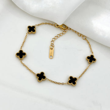 Black Double Sided Bracelet | VV-24-BRA-73