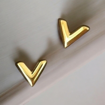 V Shaped Gilded Glowing Earrings | VV-24-GSE-0114